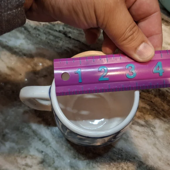 Blue Floral Ceramic Mug - Picture 8 of 9